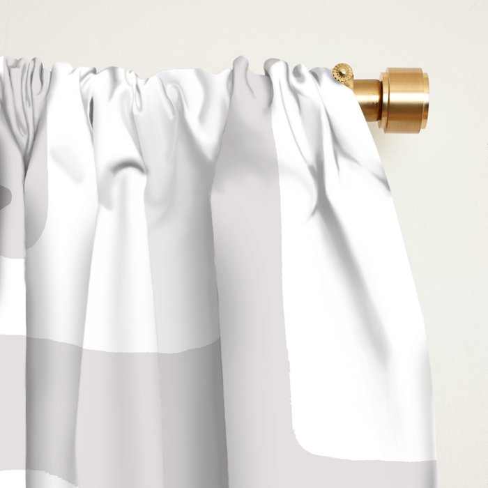 Retro Mid Century Modern Abstract Pattern 301 Window Curtain Gallery Image 2