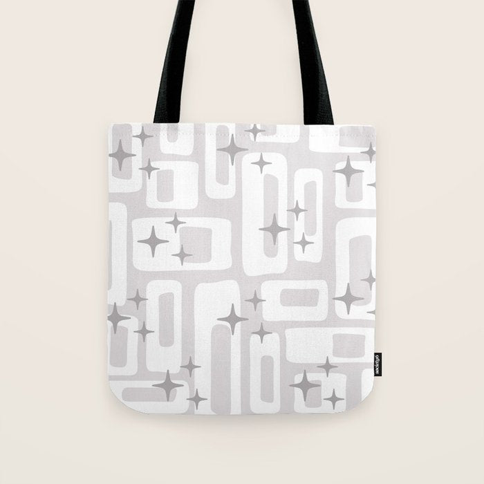 Retro Mid Century Modern Abstract Pattern 301 Tote Bag Gallery Image 1