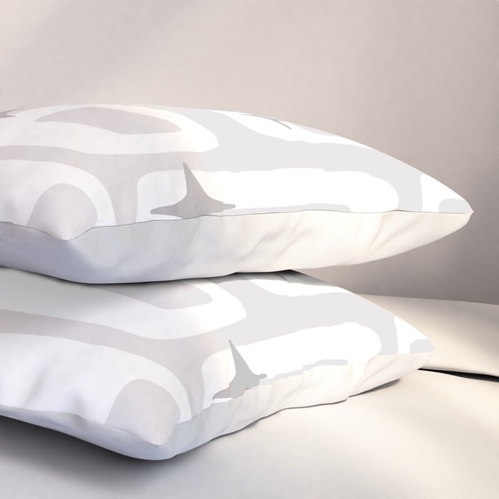 Retro Mid Century Modern Abstract Pattern 301 Pillow Sham Gallery Image 3
