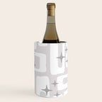 Retro Mid Century Modern Abstract Pattern 301 Wine Chiller Gallery Image 1