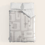 Retro Mid Century Modern Abstract Pattern 301 Duvet Cover Gallery Image 6