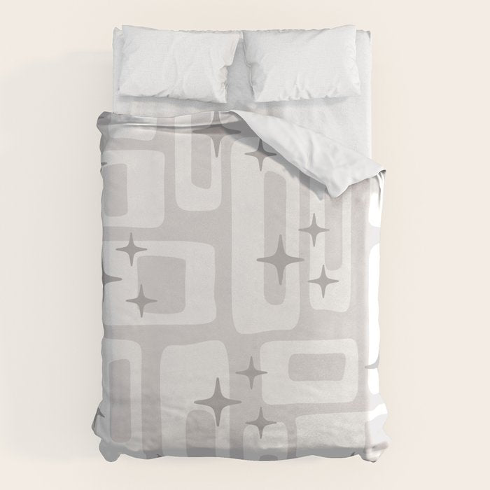 Retro Mid Century Modern Abstract Pattern 301 Duvet Cover Gallery Image 6