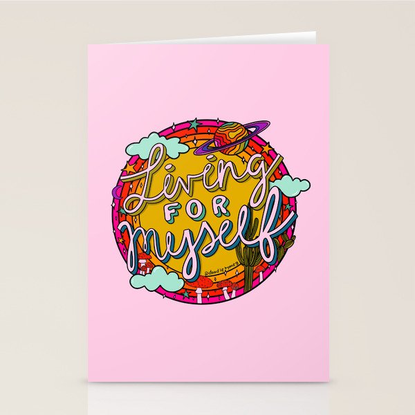 Living for Myself Stationery Card Gallery Image 2