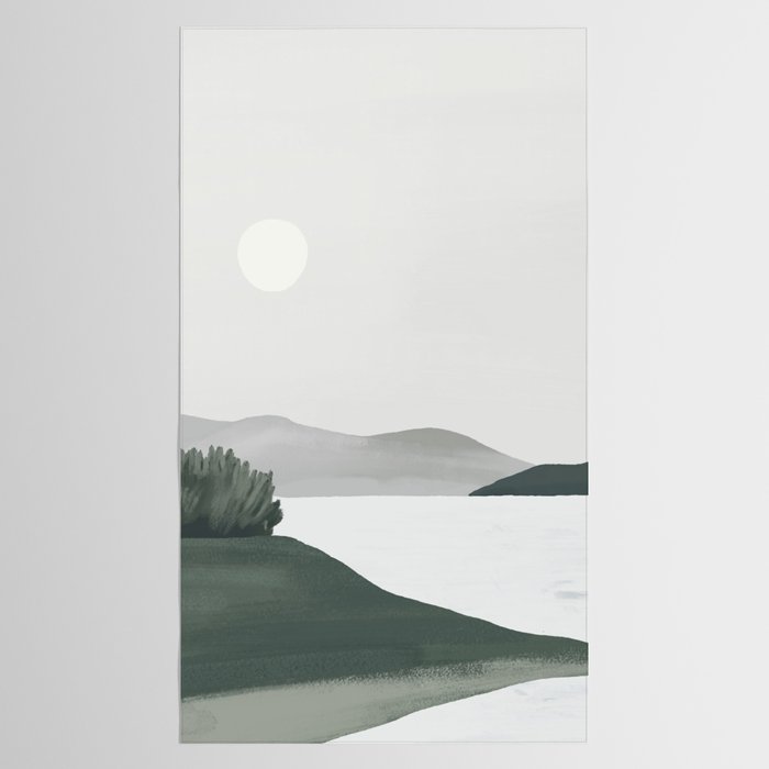 Minimalist Landscape Tablecloth Gallery Image 2