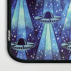 Cosmic UFO - mysterious blue flash Laptop Sleeve Gallery Image 3