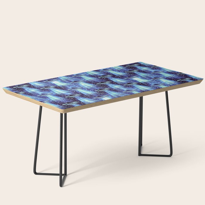 Cosmic UFO - mysterious blue flash Coffee Table Gallery Image 1