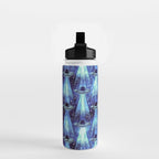 Cosmic UFO - mysterious blue flash Water Bottle Gallery Image 2