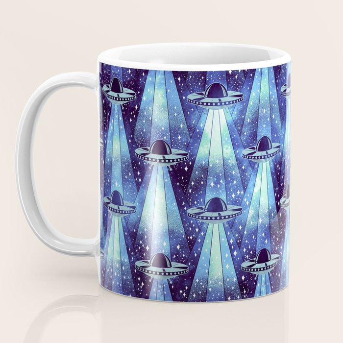 Cosmic UFO - mysterious blue flash Coffee Mug Gallery Image 3