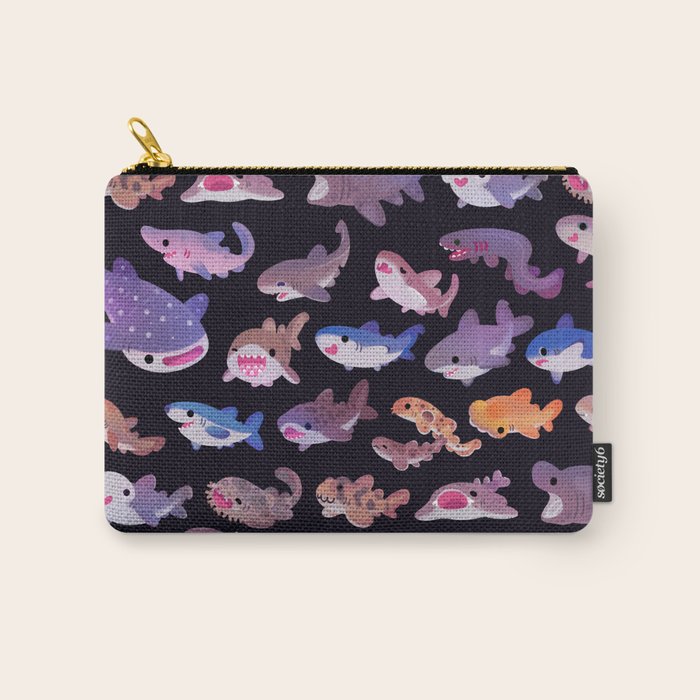 Shark day Carry All Pouch Gallery Image 1