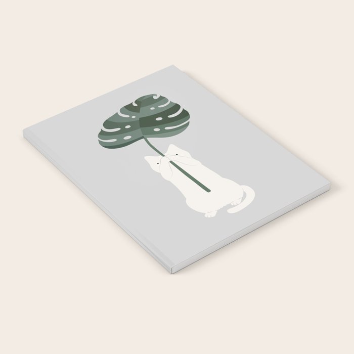 Cat and Plant 58 Notebook Gallery Image 1