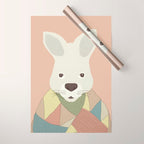 Whimsical Kangaroo II Wrapping Paper Gallery Image 1