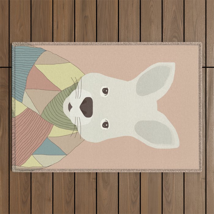 Whimsical Kangaroo II Outdoor Rug Gallery Image 1