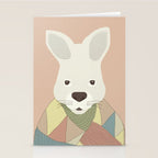 Whimsical Kangaroo II Stationery Card Gallery Image 2