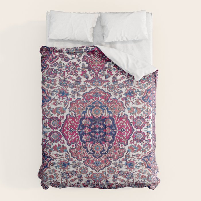 Esfahan Central Persian Rug Print Comforter Gallery Image 1