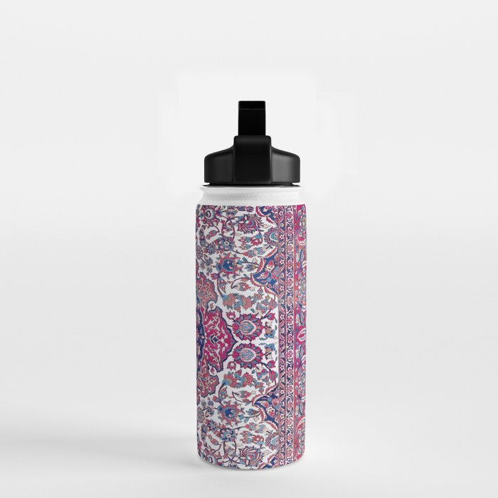 Esfahan Central Persian Rug Print Water Bottle Gallery Image 2