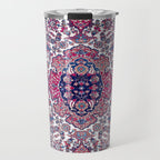 Esfahan Central Persian Rug Print Travel Mug Gallery Image 1