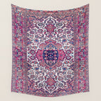 Esfahan Central Persian Rug Print Wall Tapestry Gallery Image 4