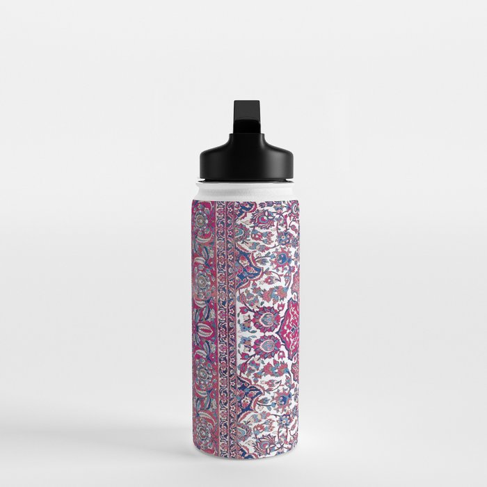 Esfahan Central Persian Rug Print Water Bottle Gallery Image 3