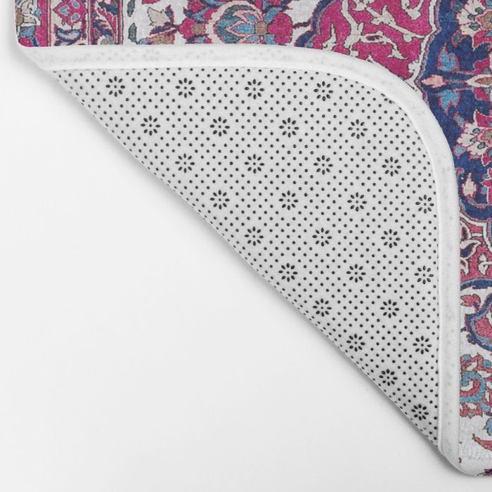 Esfahan Central Persian Rug Print Bath Mat Gallery Image 2