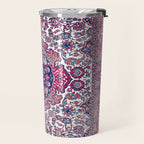 Esfahan Central Persian Rug Print Travel Mug Gallery Image 2