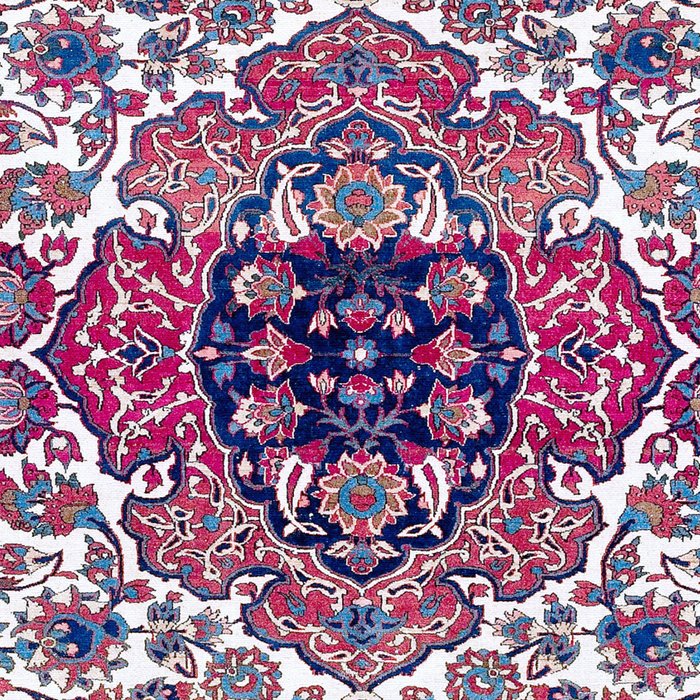 Esfahan Central Persian Rug Print Coffee Mug Gallery Image 2