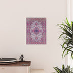 Esfahan Central Persian Rug Print Poster Gallery Image 2