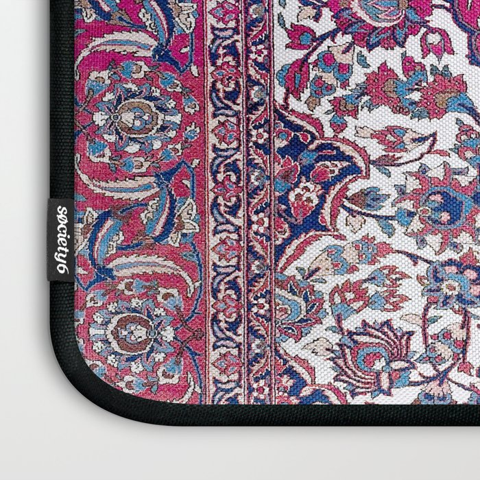 Esfahan Central Persian Rug Print Laptop Sleeve Gallery Image 3