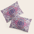 Esfahan Central Persian Rug Print Pillow Sham Gallery Image 3