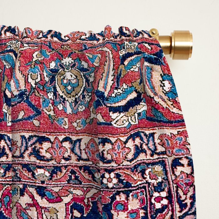 Esfahan Central Persian Rug Print Window Curtain Gallery Image 2