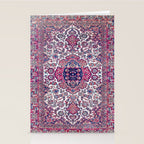 Esfahan Central Persian Rug Print Stationery Card Gallery Image 2