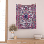 Esfahan Central Persian Rug Print Wall Tapestry Gallery Image 2