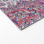 Esfahan Central Persian Rug Print Welcome Mat Gallery Image 2