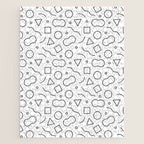 Fun geometric doodle shape art pattern Jigsaw Puzzle Gallery Image 1