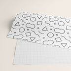 Fun geometric doodle shape art pattern Wrapping Paper Gallery Image 2