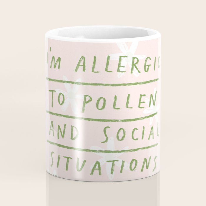 Allergic To Pollen Coffee Mug Gallery Image 4