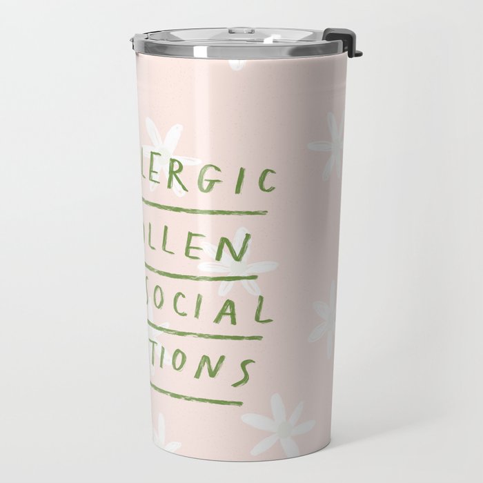 Allergic To Pollen Travel Mug Gallery Image 2