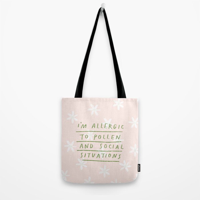 Allergic To Pollen Tote Bag Gallery Image 2