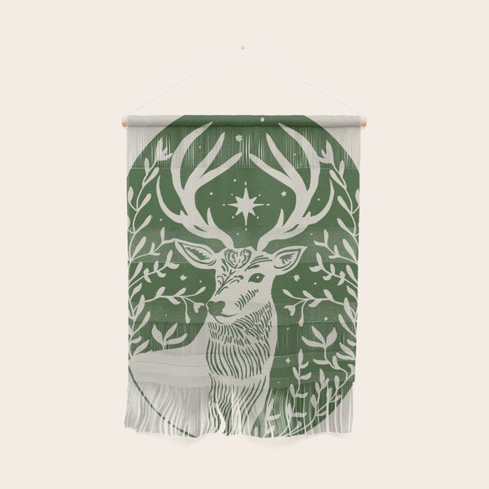 Folk Reindeer Wall Hanging Gallery Image 1