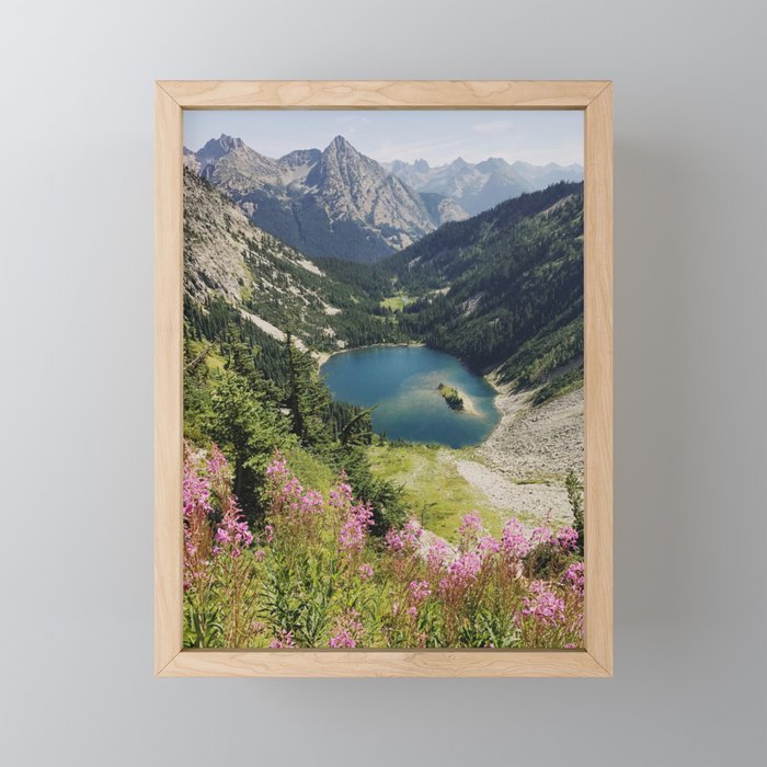 Cascade Summer Wildflowers Mini Art Print Gallery Image 1
