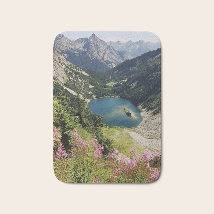 Cascade Summer Wildflowers Bath Mat Gallery Image 1