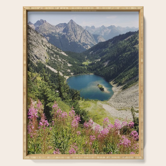 Cascade Summer Wildflowers Serving Tray Gallery Image 1