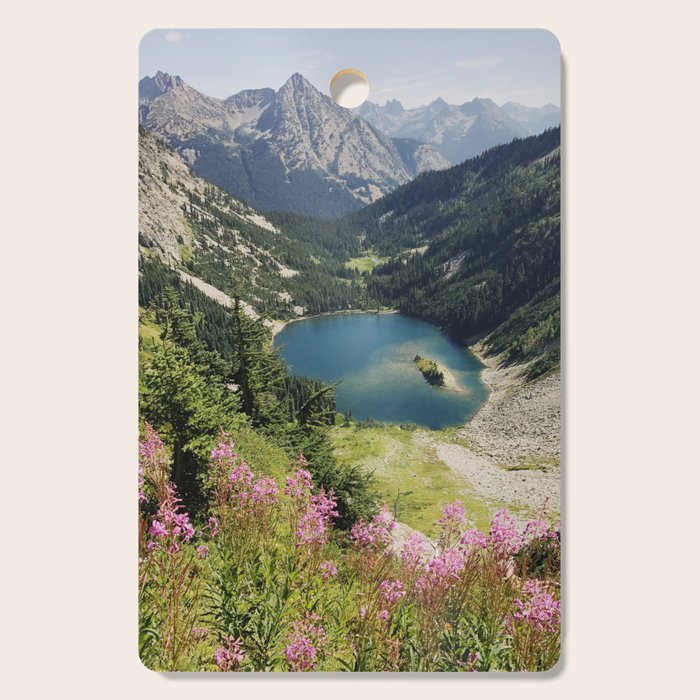 Cascade Summer Wildflowers Cutting Board Gallery Image 1