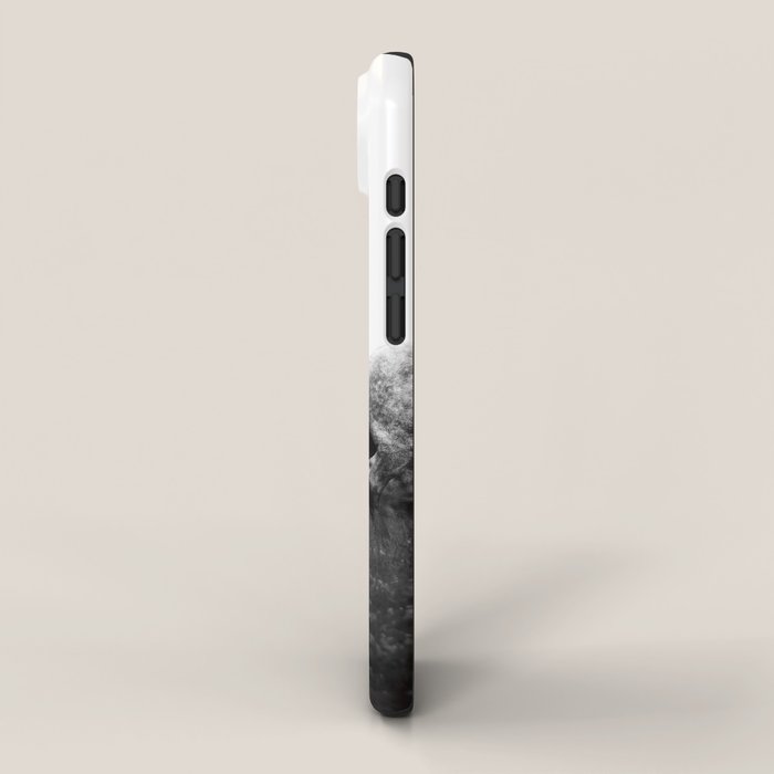 Art in motion - running horses black and white iPhone Case Gallery Image 2