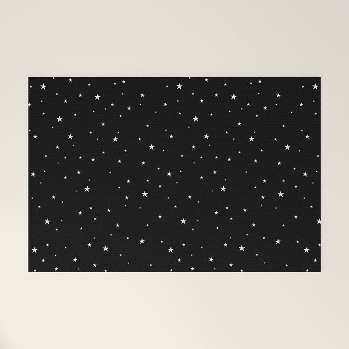 Tiny Stars Dark Welcome Mat Gallery Image 1