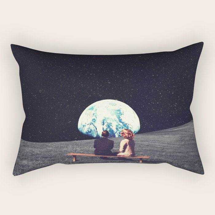 We Used to Live There - Horizontal version Rectangular Pillow Gallery Image 2