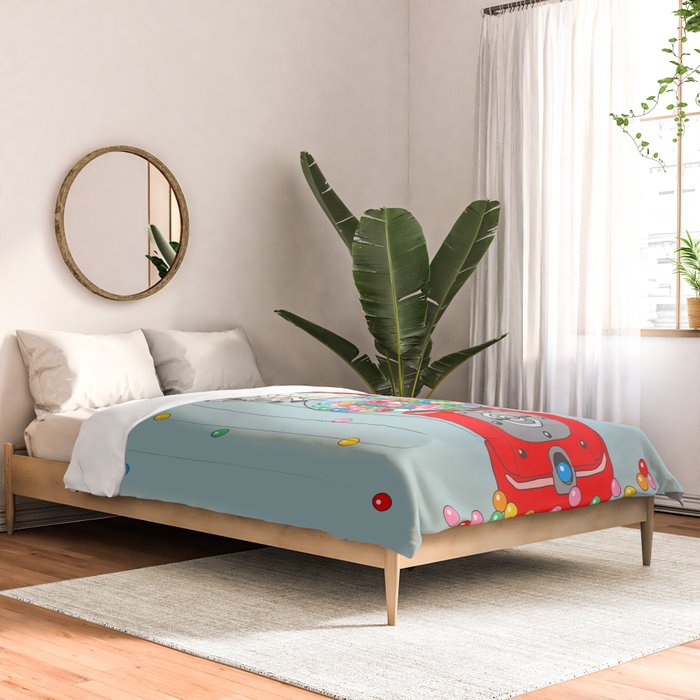 Unicorn Gumball Poop Comforter Gallery Image 2