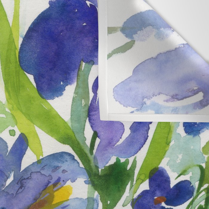 daffodil, iris and sunflower Wall Tapestry Gallery Image 3