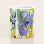 daffodil, iris and sunflower Coffee Mug Gallery Image 4