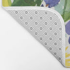 daffodil, iris and sunflower Bath Mat Gallery Image 2
