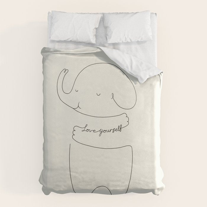 Love Yourself Ele Duvet Cover Gallery Image 6